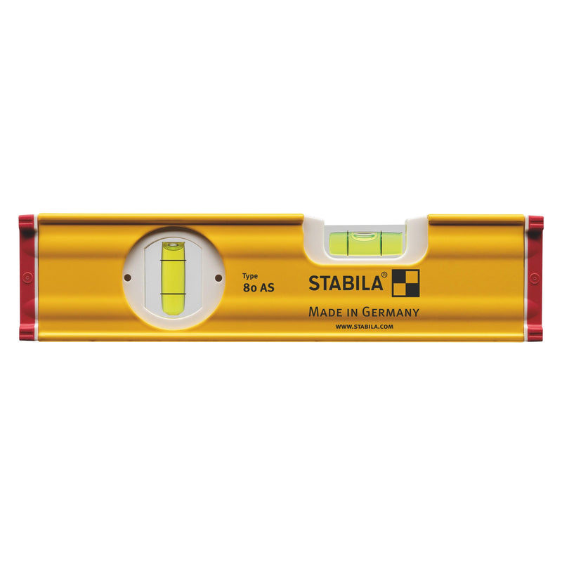 Stabila Spirit Level 80 AS With Two Fluorescent Vials For Precise Readability For Pros