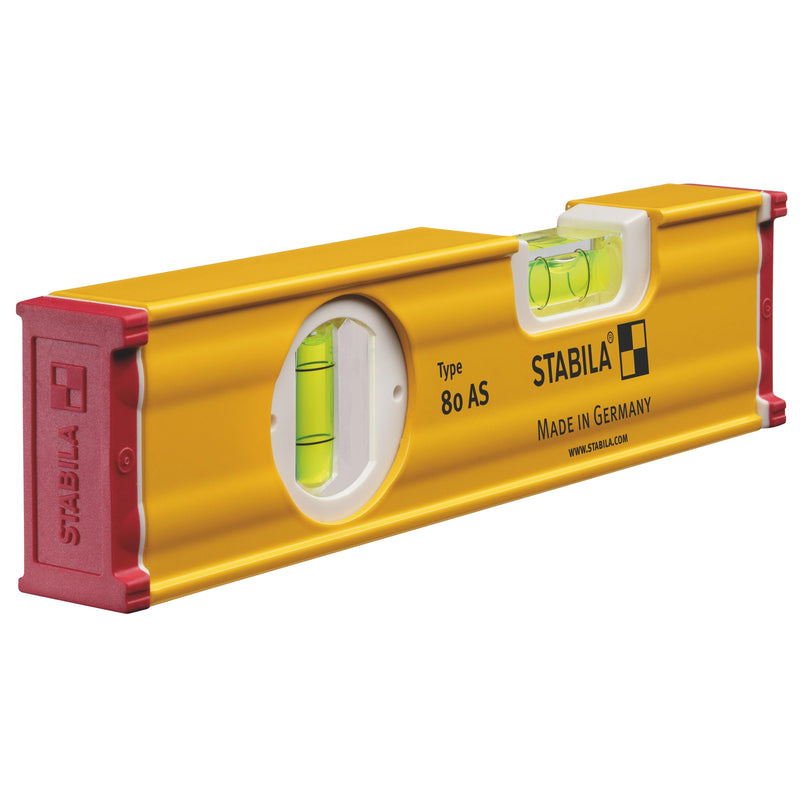 Stabila Spirit Level 80 AS With Two Fluorescent Vials For Precise Readability For Pros