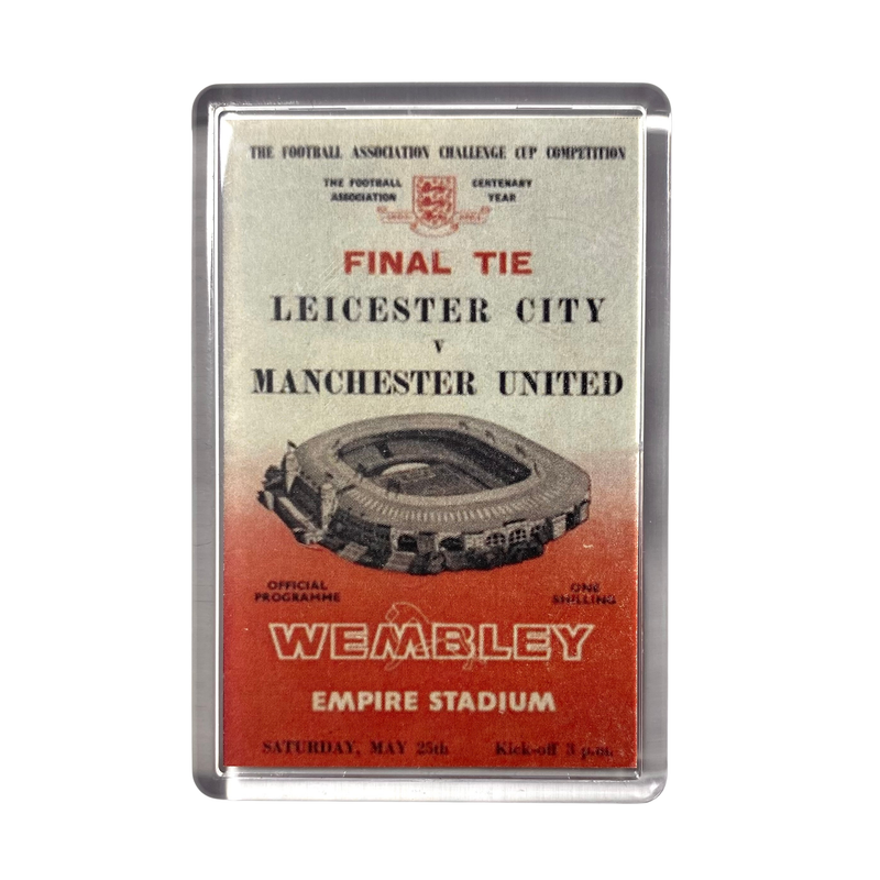 Wembley 1963 Programme fridge Magnet