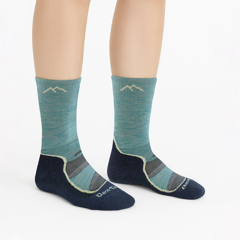 Ladies Micro Crew Lightweight Hiking Merino Socks