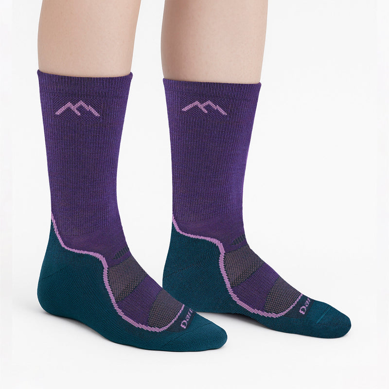 Ladies Micro Crew Lightweight Hiking Merino Socks