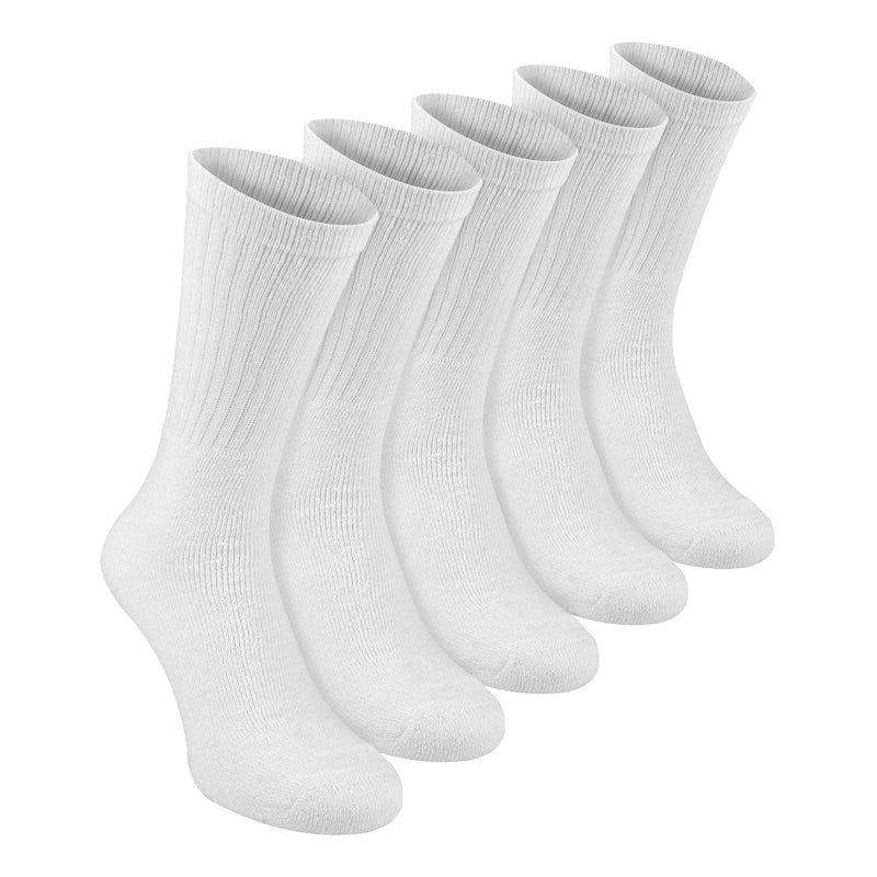 Mens 5 Pack Cotton Rich Cushioned Sport Socks