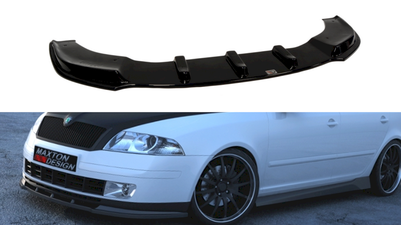 Maxton Design - FRONT SPLITTER OCTAVIA 2 PREFACE MODEL, STANDARD BUMPER