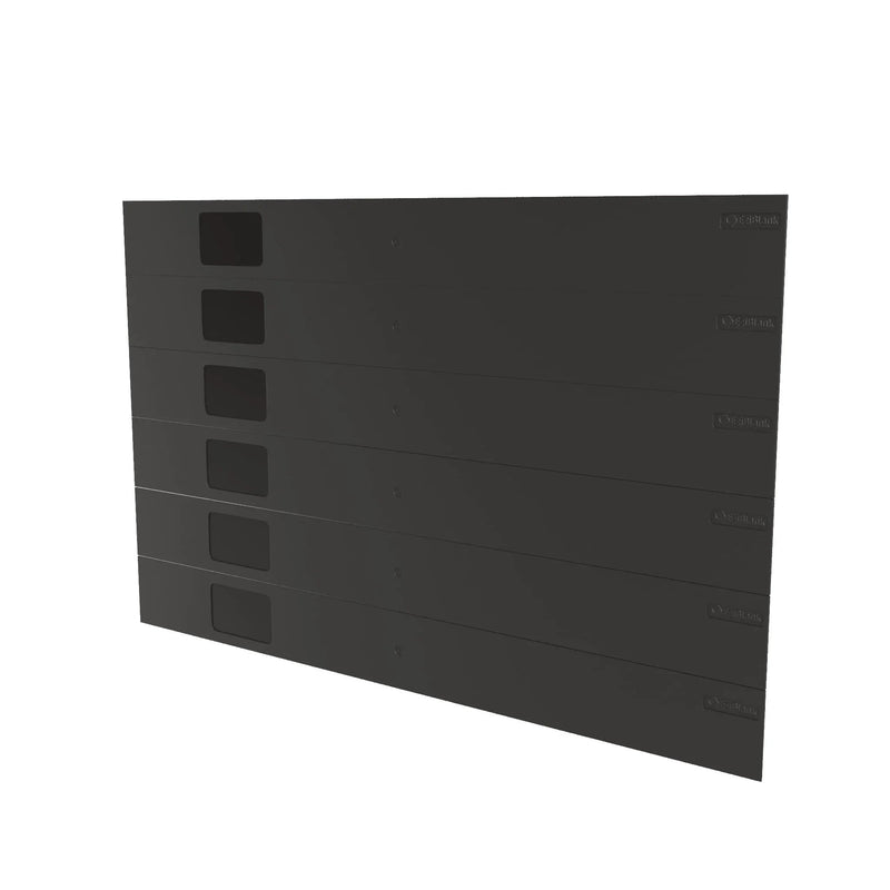 60 x 1U Rack Blanking Panels – EZIBLANK 1U–6U Adjustable Server Rack Filler Set