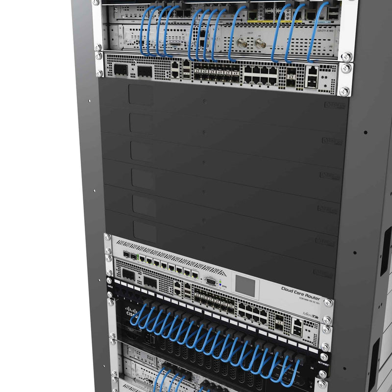 60 x 1U Rack Blanking Panels – EZIBLANK 1U–6U Adjustable Server Rack Filler Set
