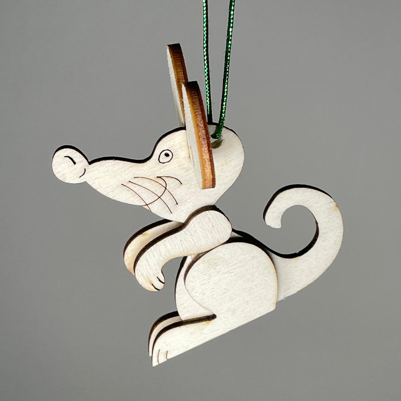 Mouse Bauble - Handmade Ornament