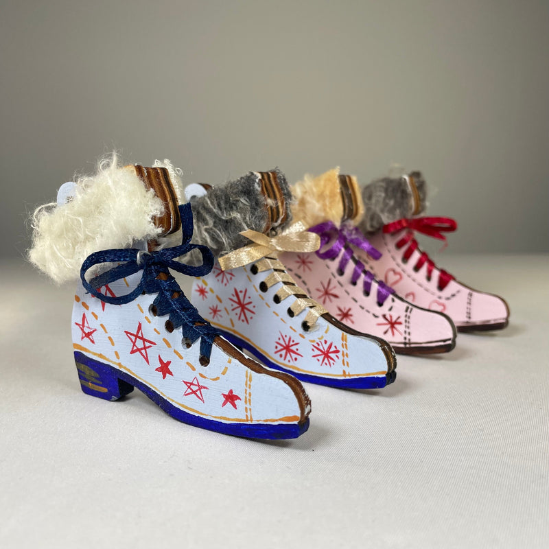 Winter Boots Bauble - Handmade Ornament