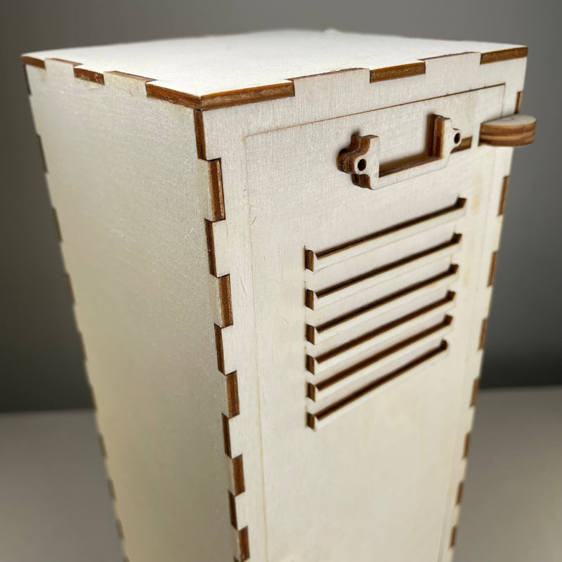 School Locker - Flatpack Model Kit