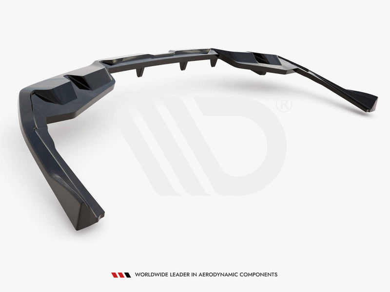Maxton Design - CENTRAL REAR SPLITTER (VERTICAL BARS) V.2 BMW I4 M-PACK G26