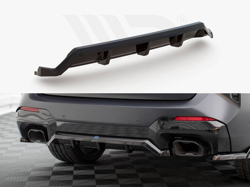 Maxton Design - CENTRAL REAR SPLITTER (VERTICAL BARS) BMW X3 M-PACK G01 FACELIFT