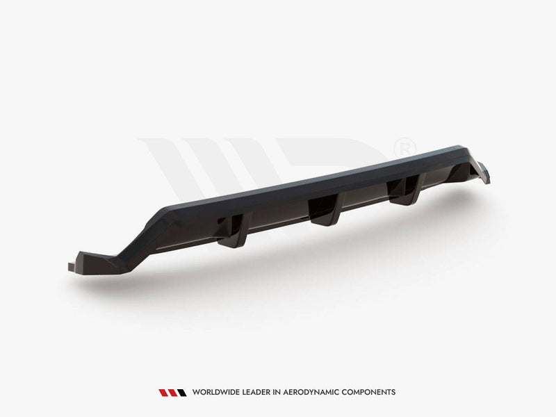 Maxton Design - CENTRAL REAR SPLITTER (VERTICAL BARS) BMW X3 M-PACK G01 FACELIFT