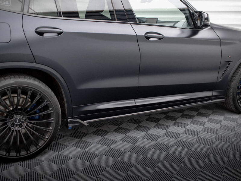 Maxton Design - SIDE SKIRTS DIFFUSERS BMW X3 M-PACK G01 FACELIFT