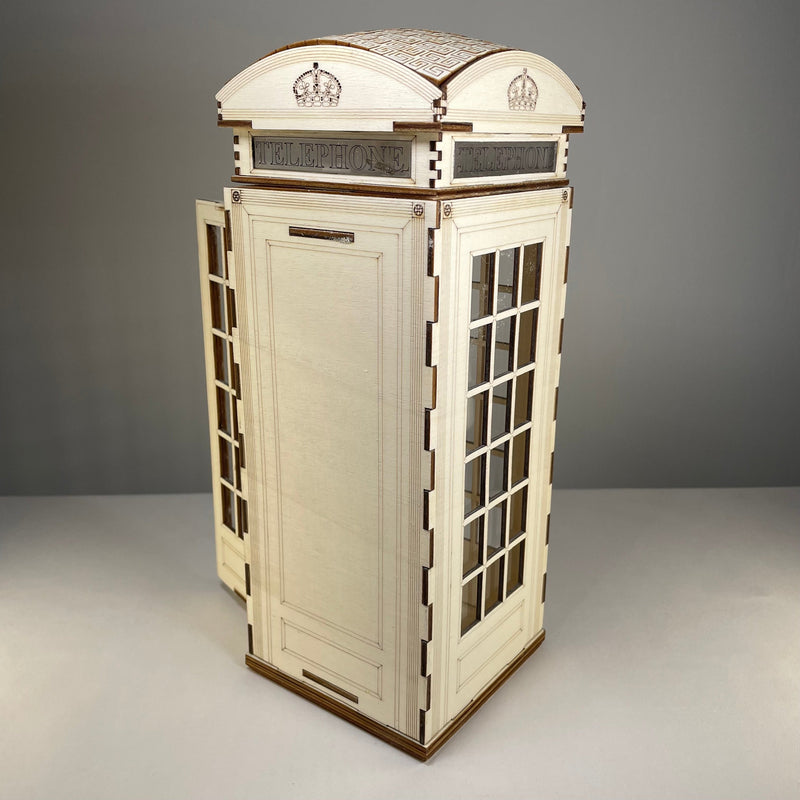 Telephone Box Lamp - Flatpack Model Kit
