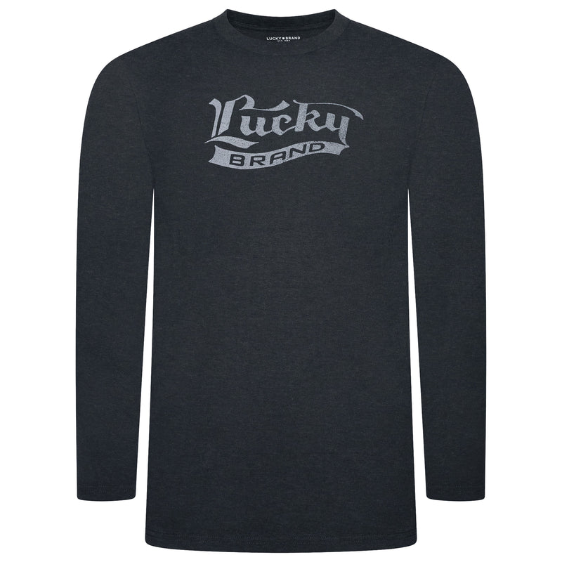 Lucky Brand Crew Neck & Closed Hem Flannel Pant Pyjama Set