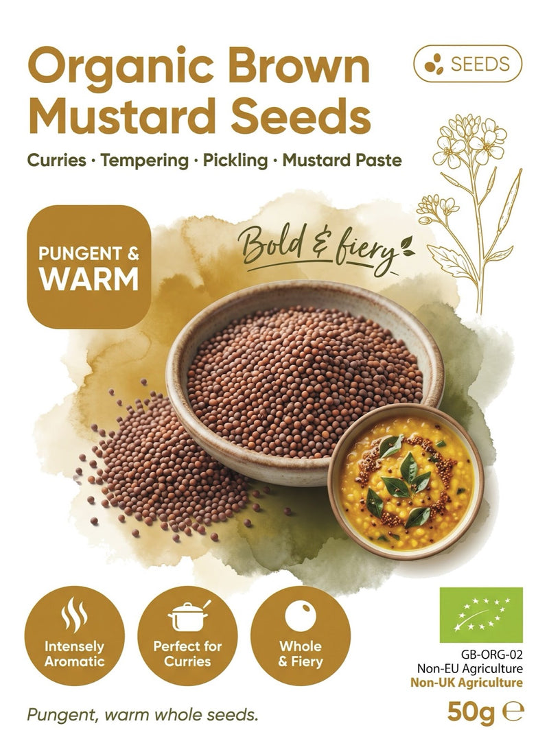Organic Brown Mustard Seeds