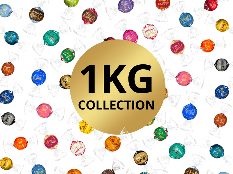 Lindt Lindor | 1kg Assorted Chocolate | 40 varieties | 80 chocolates