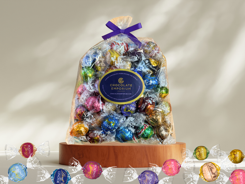 Lindt Lindor | 1kg Assorted Chocolate | 40 varieties | 80 chocolates