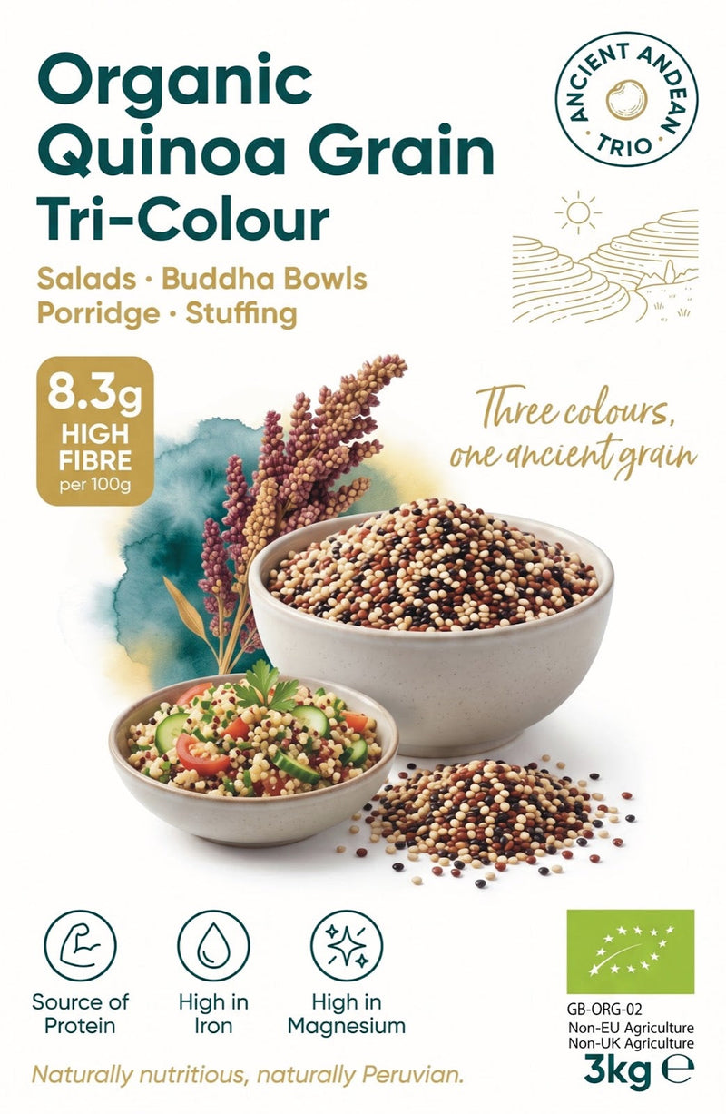Organic Quinoa Grain (Tri - Colour)