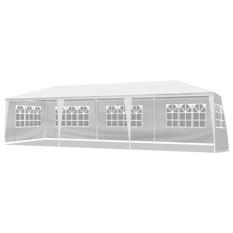 3*9m 5-Sided Iron PE Cloth Spiral Pipe Pergola