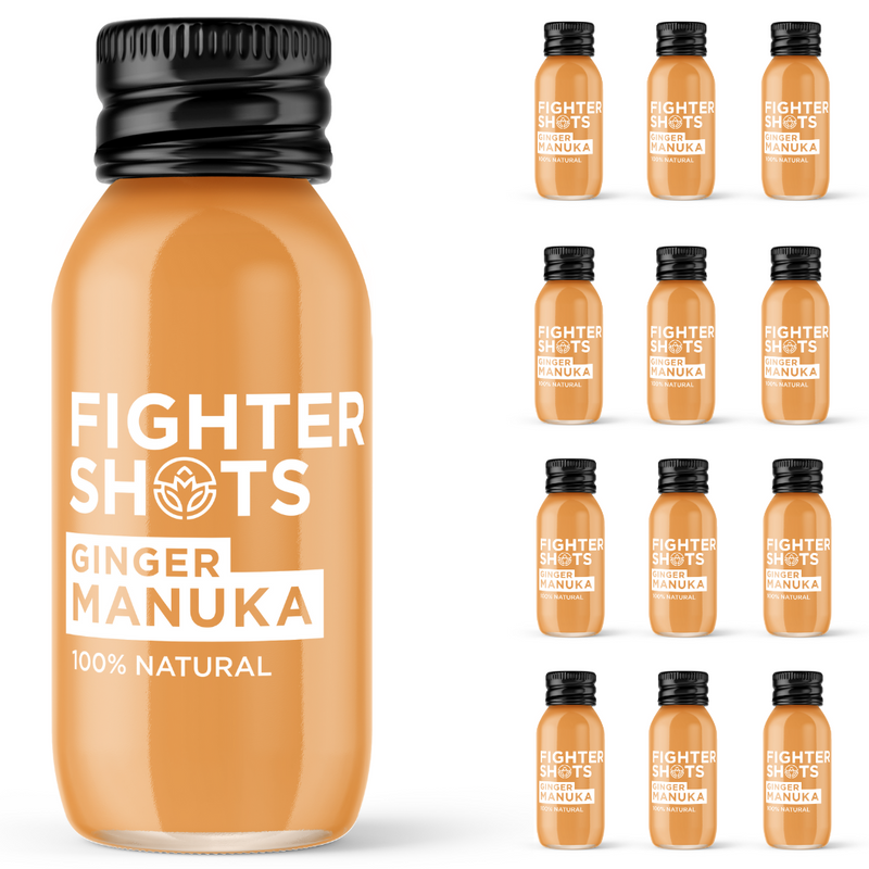Fighter Shots Ginger + Manuka Honey Immunity Shot | MGO50+ | 60ml
