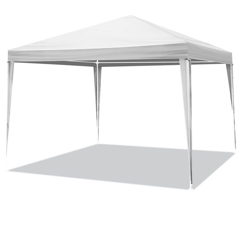 3 x 3m Waterproof Tent with Spiral Tubes White