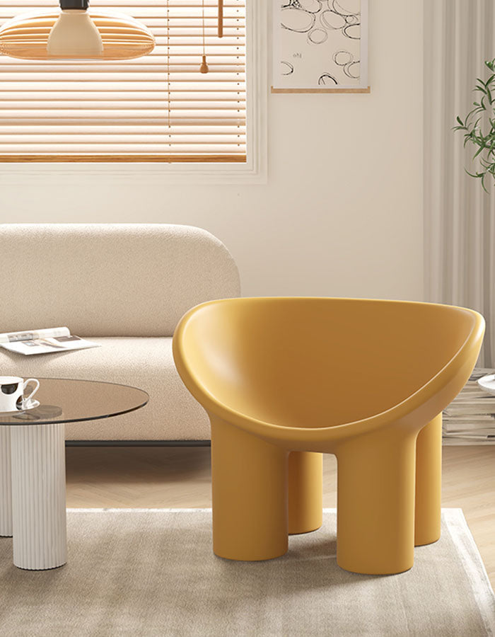 Roly Poly Fiberglass Armchair