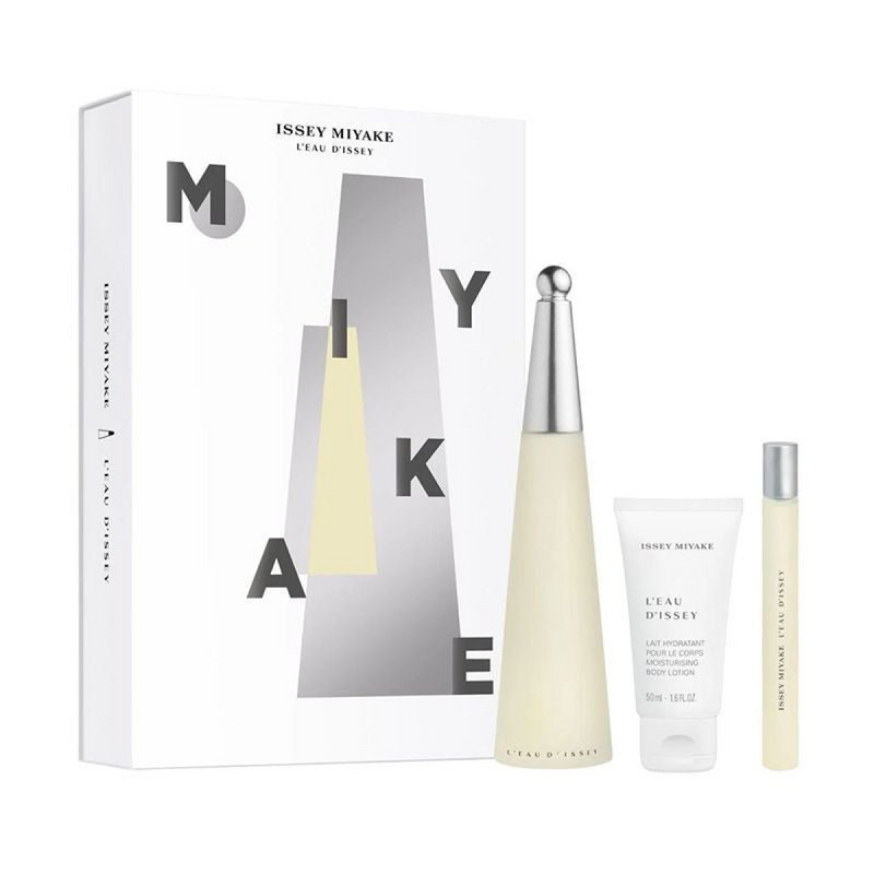 Issey Miyake L'Eau D'Issey Gift Set (Eau De Toilette Spray 100ml  Body Lotion 50ml  Eau De Toilette Spray 10ml)