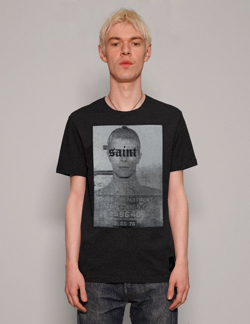 'Saint' T-Shirt in Black