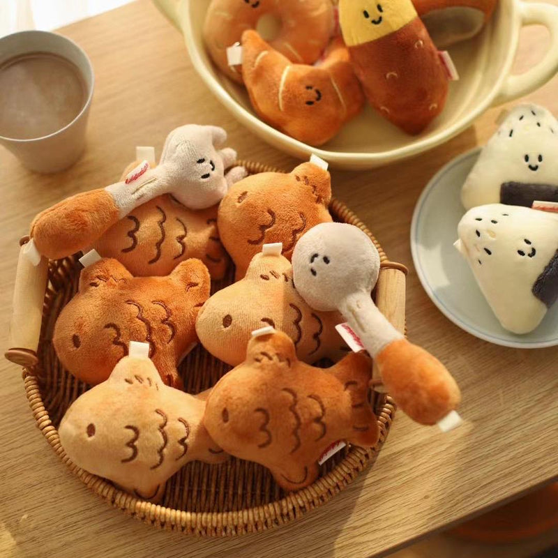 Daily White | Cute Food Plush Bag Charms