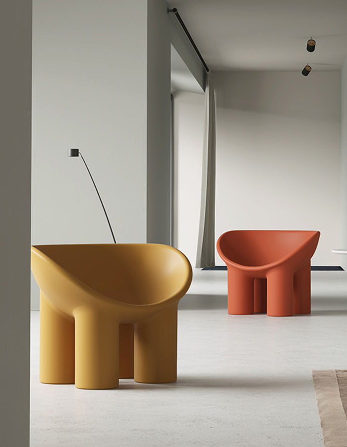 Roly Poly Fiberglass Armchair