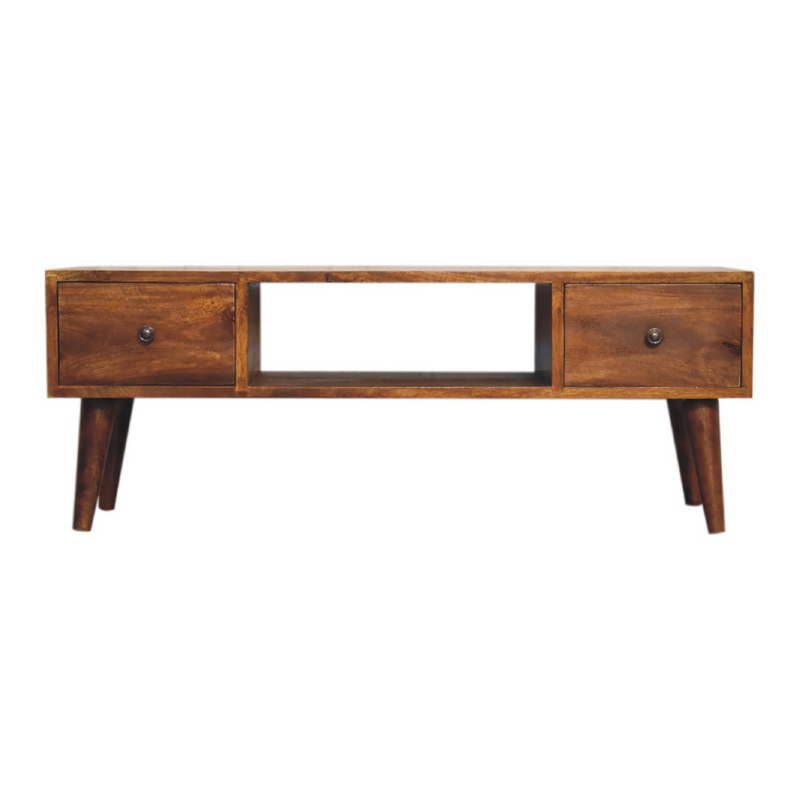 Artisan Furniture Solid Wood Classic Chestnut Coffee Table