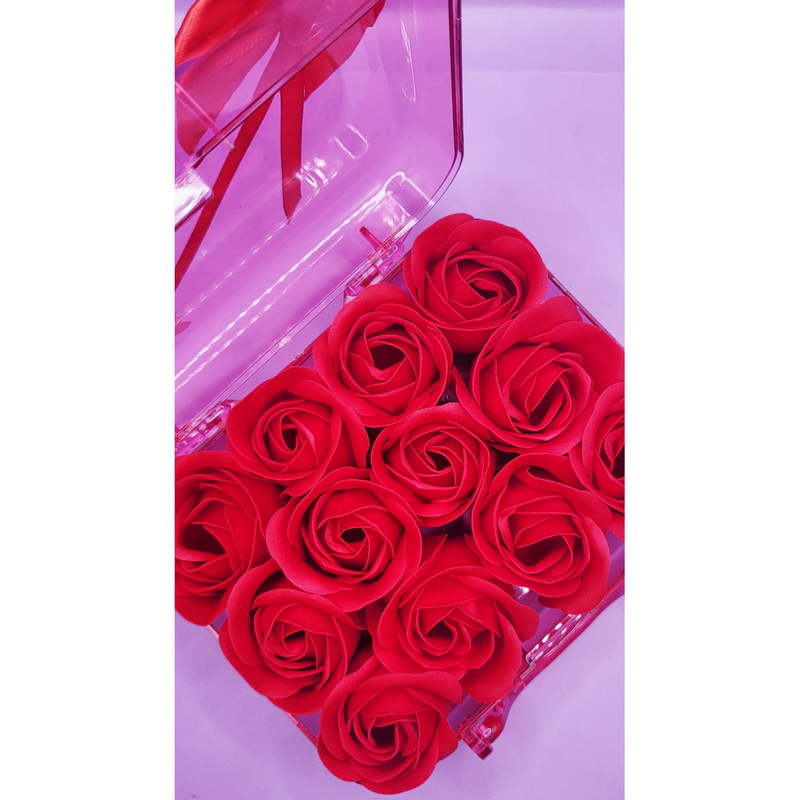 Scented Teddy Rose Gift Case