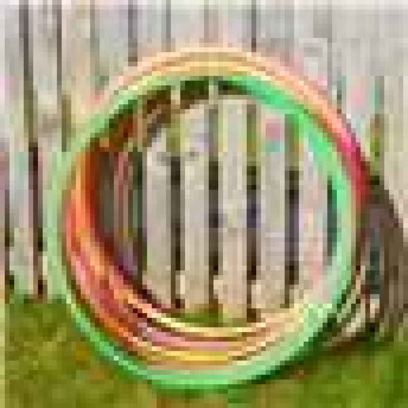 8 X Hula Hoops Single Colour -65cm
