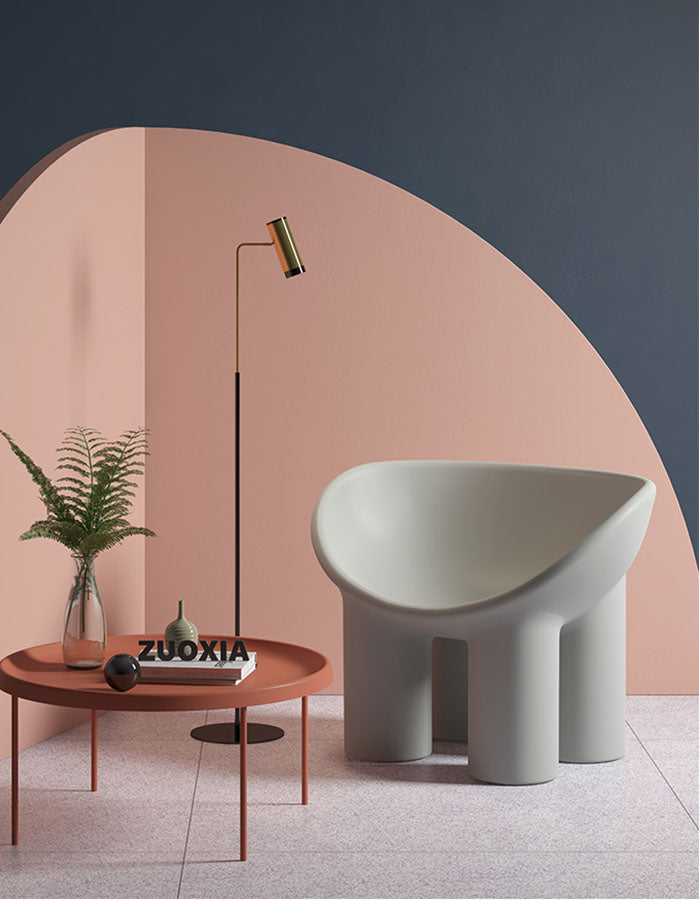 Roly Poly Fiberglass Armchair