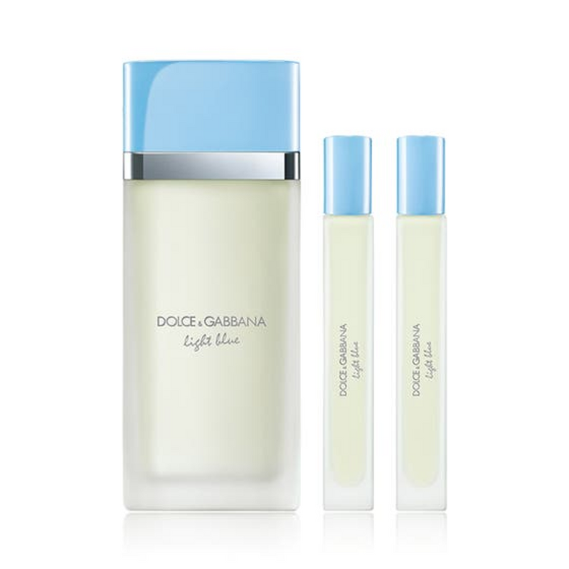 Dolce & Gabbana Light Blue Gift Set (Eau De Toilette 100ml  Eau De Toilette 10ml x2)
