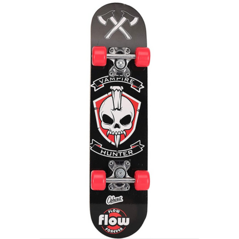 Ozbozz  Wooden Skateboard 24"- Red Wheels
