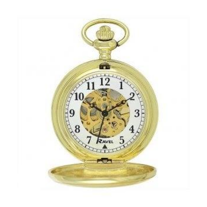 Boxx Double Hunter Gilt Pocket Watches M5103.02