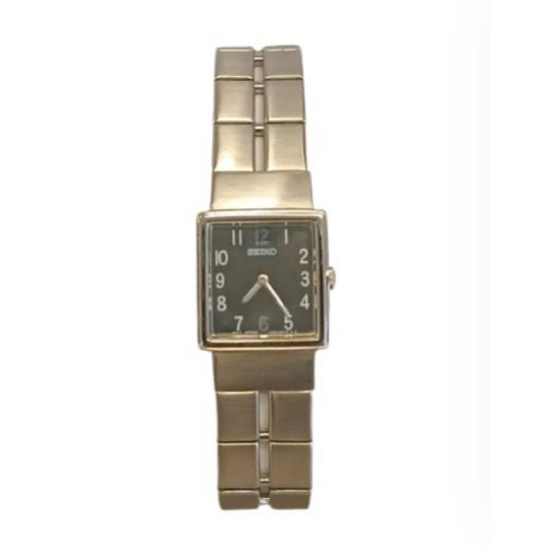 Seiko Ladies Hardlex Crystal Black Face Dial Watch SXJX13P1  - CLEARANCE NEEDS RE-BATTERY