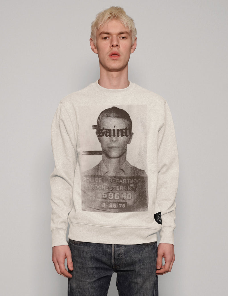 'Saint' Sweatshirt in Ecru