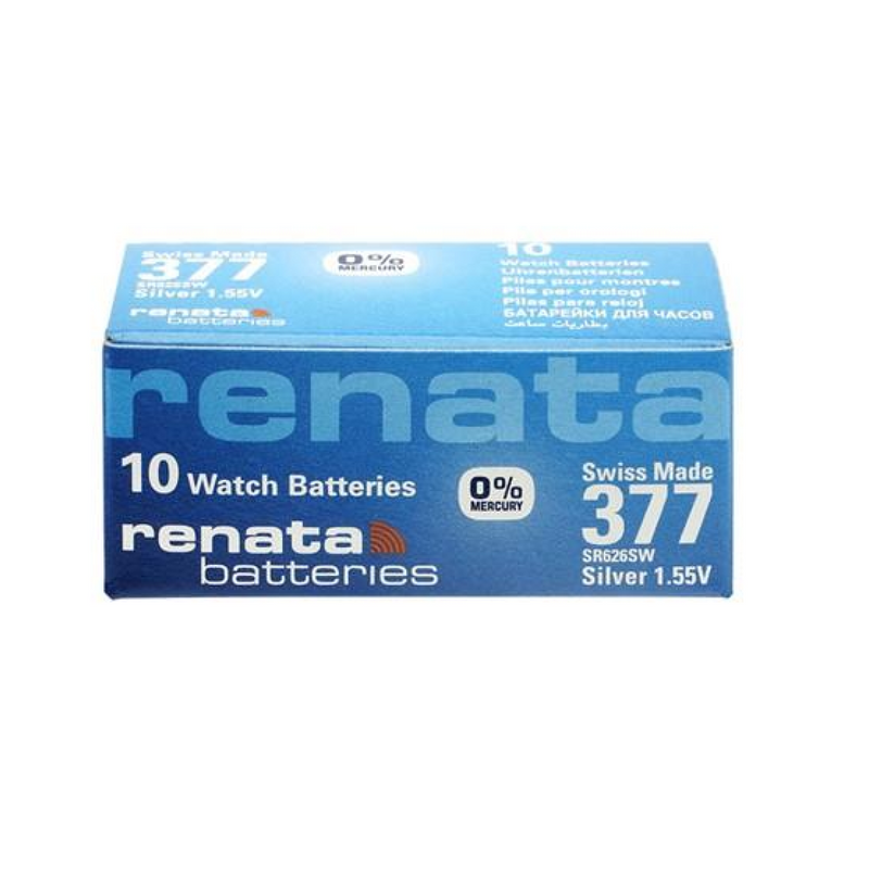 RENATA SP 377 Watch Batteries Pack of 10