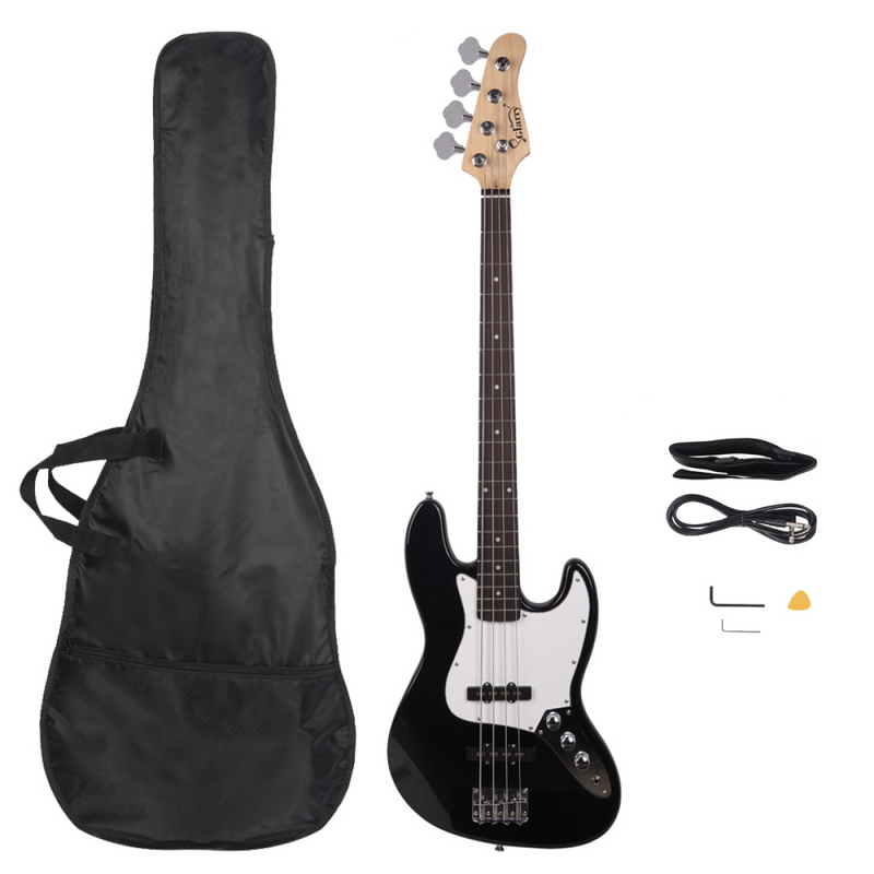Electric GJazz Bass Guitar Cord Wrench Tool Black & White