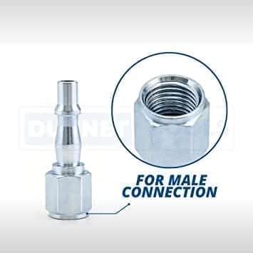 1/4 Inch Female BSP Air Line Fitting Compressor Connector Plug