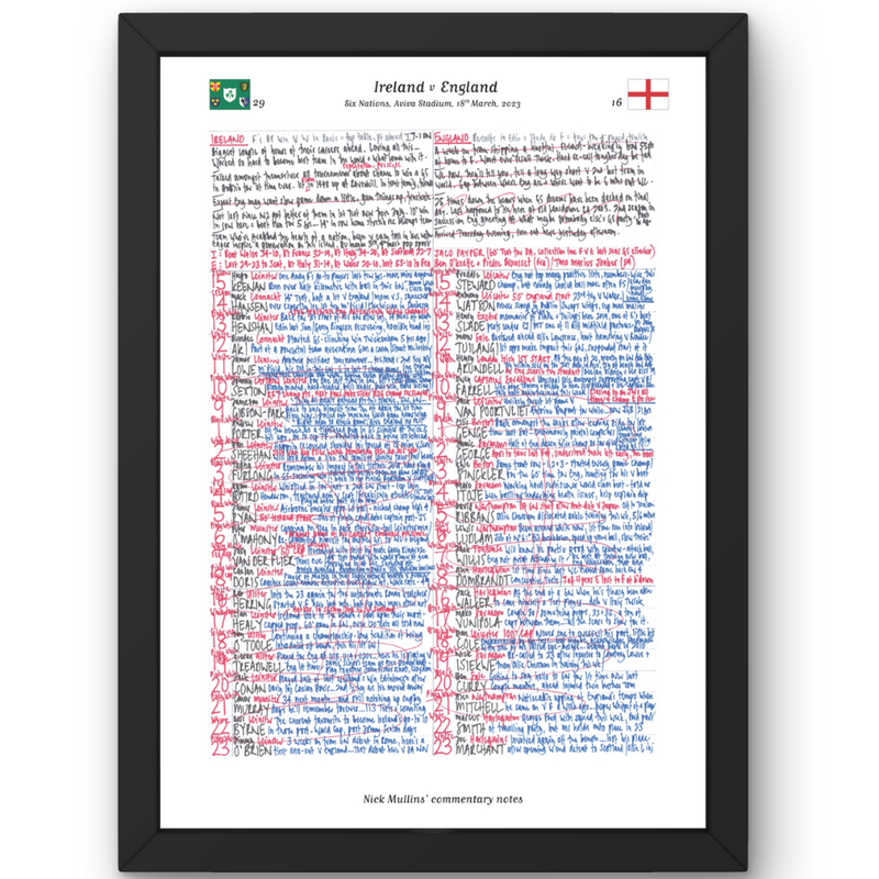 Ireland v England, Six Nations Mar 2023 - Nick Mullins