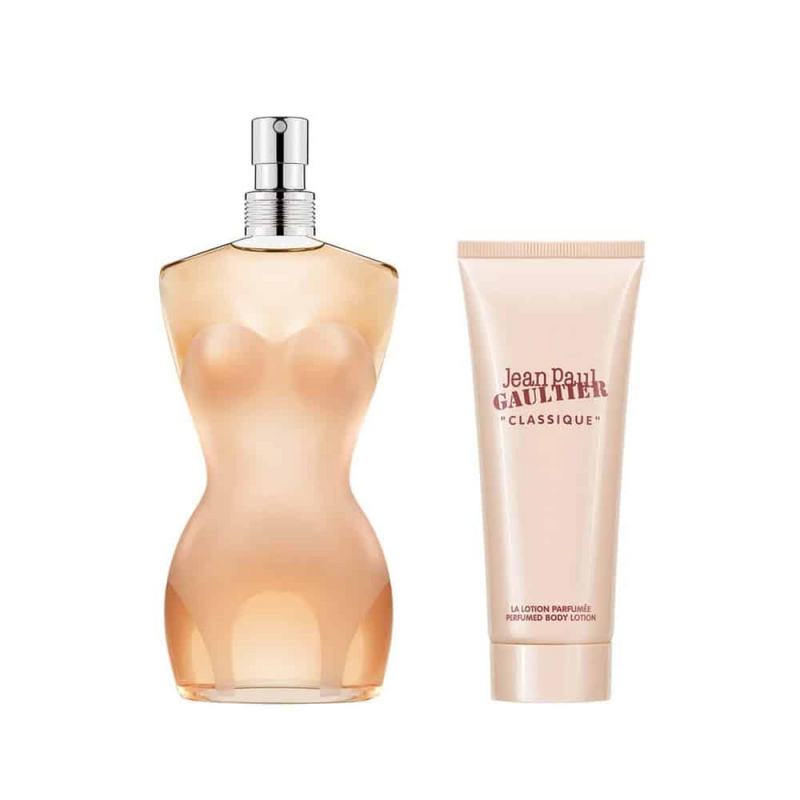 Jean Paul Gaultier Classique Gift Set (Eau De Toilette Spray 50ml  Body Lotion 75ml)