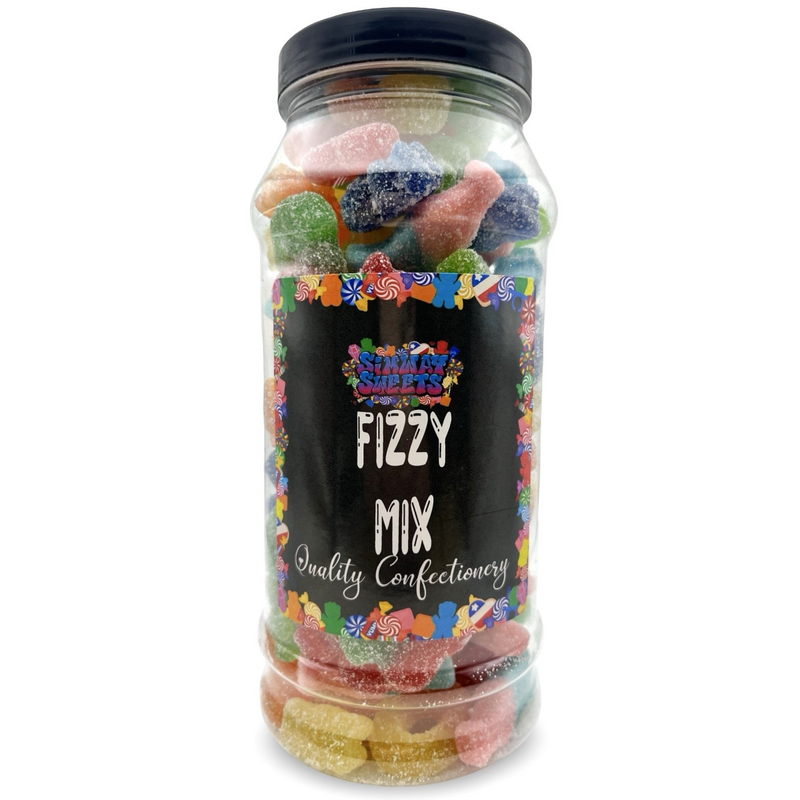 Fizzy Mix Retro Sweets Gift Jar - 660g