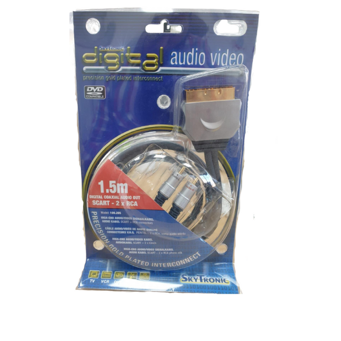 SKYTRONIC DIGITAL AUDIO VIDIO SCART - 2 PHONO 109.205
