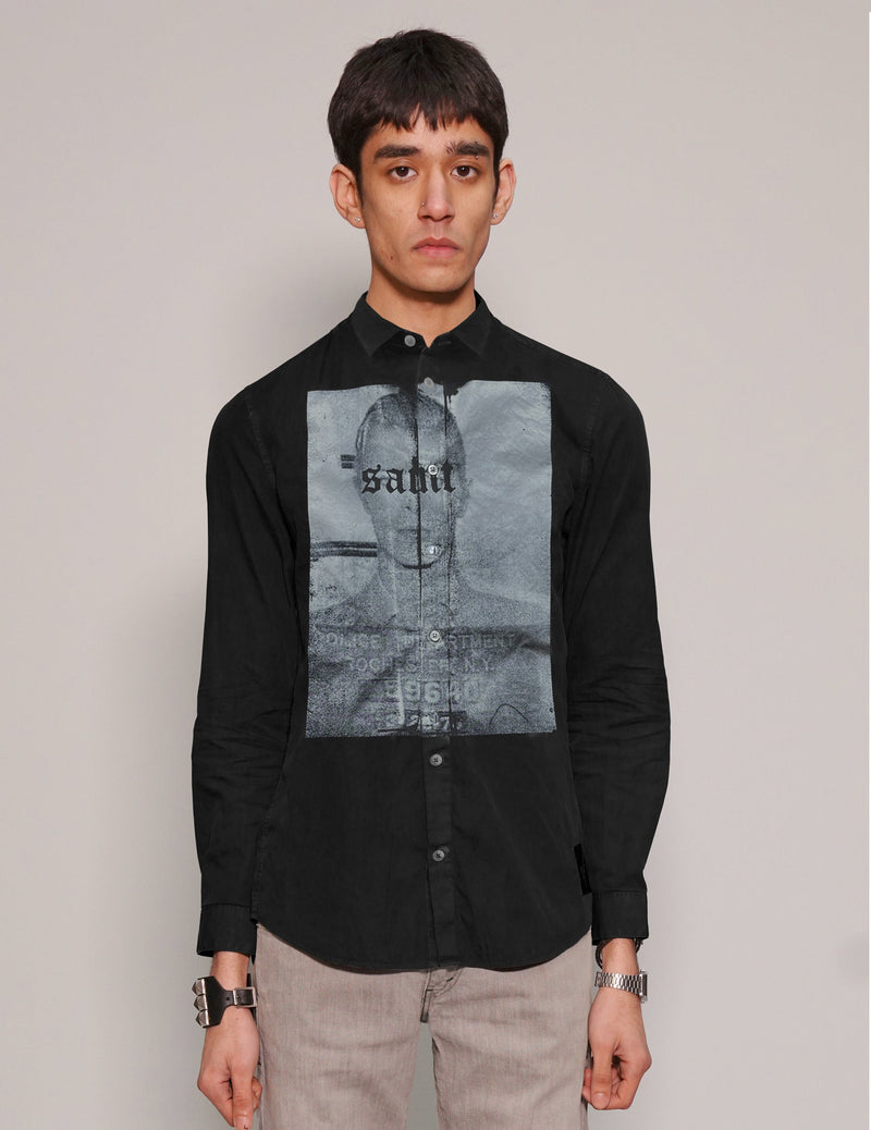 'Saint' Black Shirt