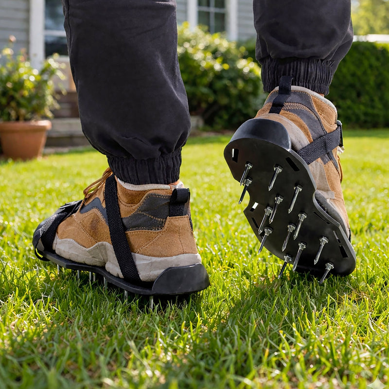 Garden Lawn Aerator Spike Shoes