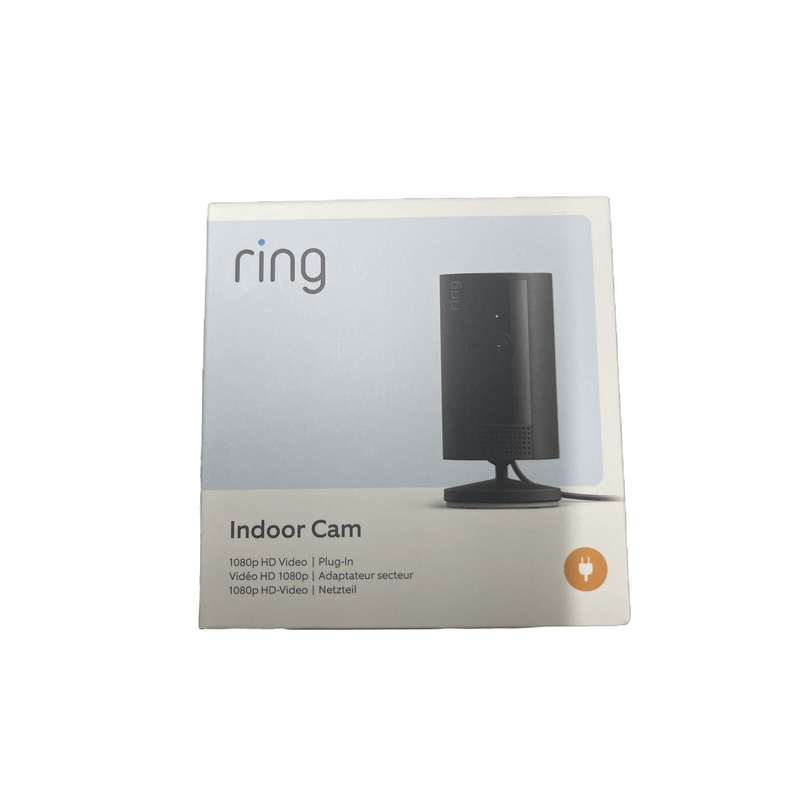Ring Indoor Camera 2nd Gen Security Cam 1080p HD Video Black