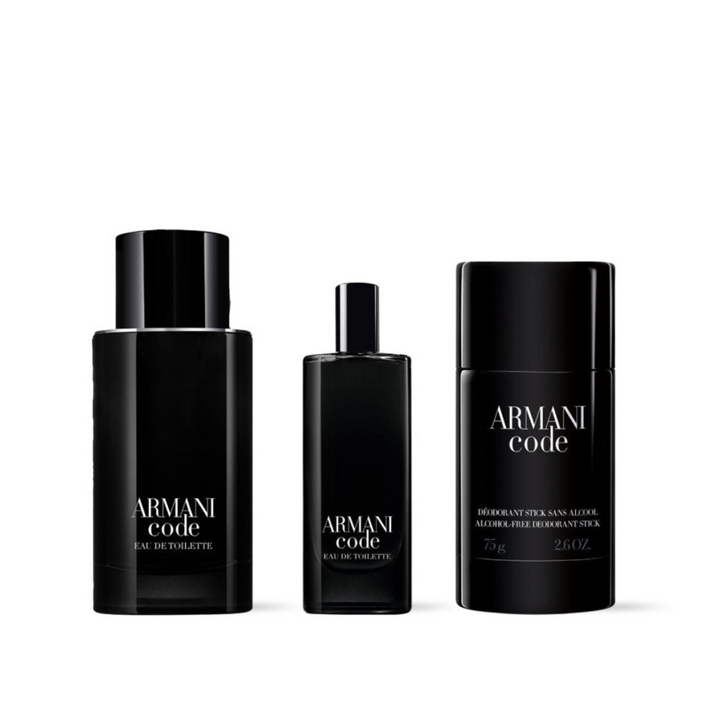 Giorgio Armani Code Gift Set (EDT 75ml  EDT 15ml  Deodorant Stick 75g)